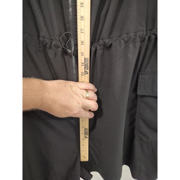 Women Stretch Tech Dry Quick Romper Black 2X Gothic Alternative Festival Plus - Picture 7 of 8